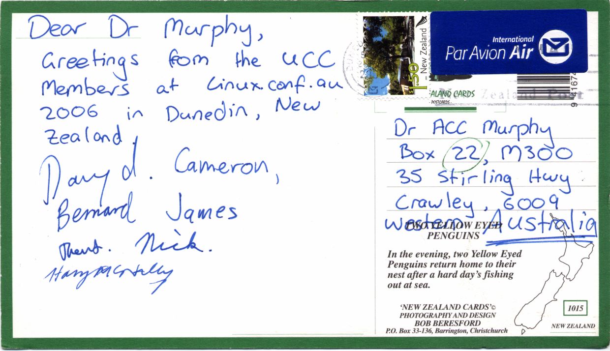 Postcards To Ucc